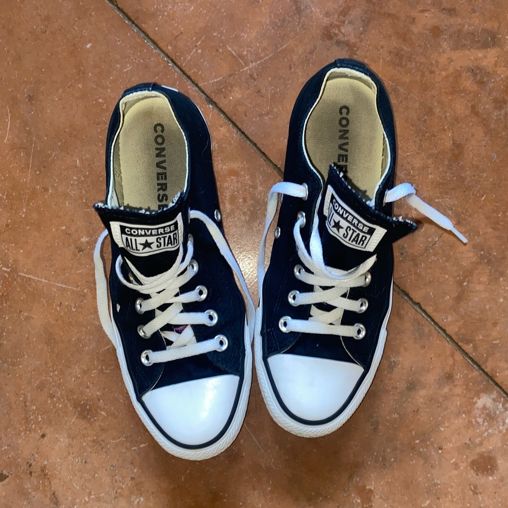 Black Converse Low Top Shoes